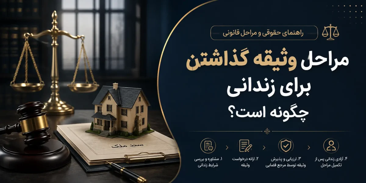 مراحل وثیقه گذاشتن برای زندانی چگونه است؟